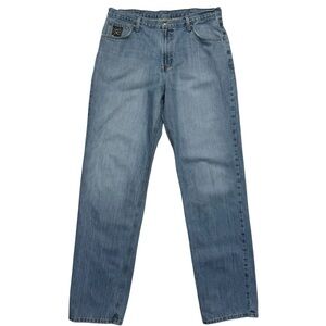 Cinch Jeans Mens Size 36x38 Blue Denim Black Label Relaxed Fit